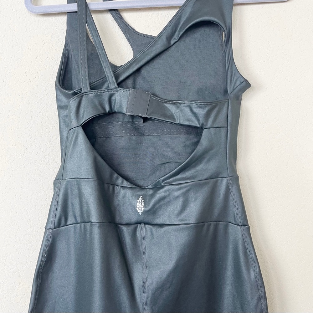 FP Movement by Free People Charcoal Racerback Jumpsuit - Picture 10 of 16